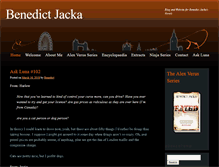 Tablet Screenshot of benedictjacka.co.uk